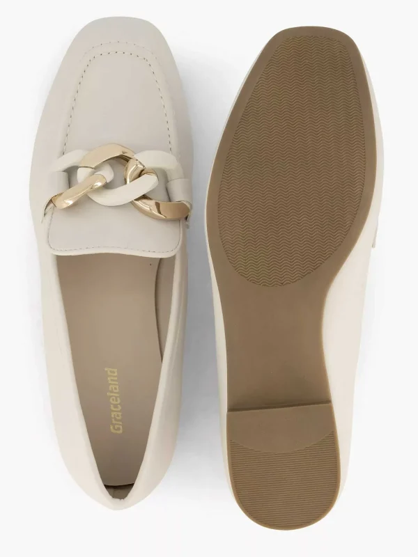 Dames Graceland Witte Loafer