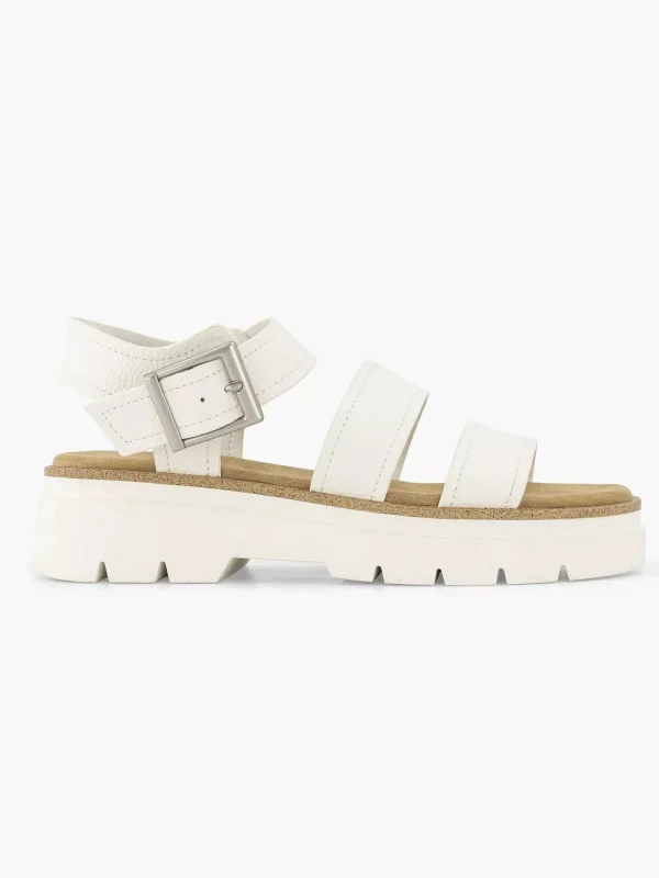 Dames Oxmox Witte Platform Sandaal