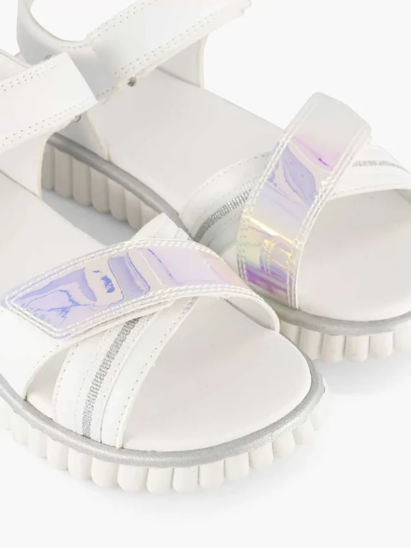 Kinderen Oxmox Witte Platform Sandaal