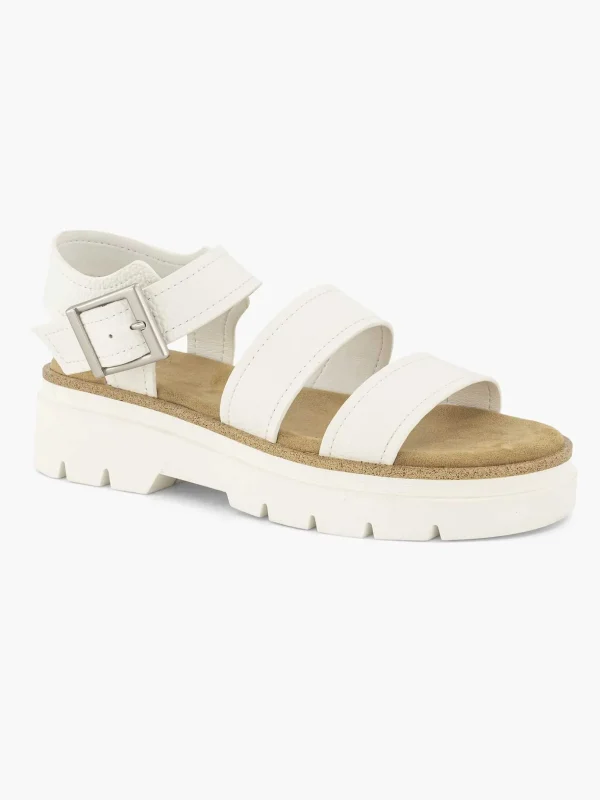 Dames Oxmox Witte Platform Sandaal