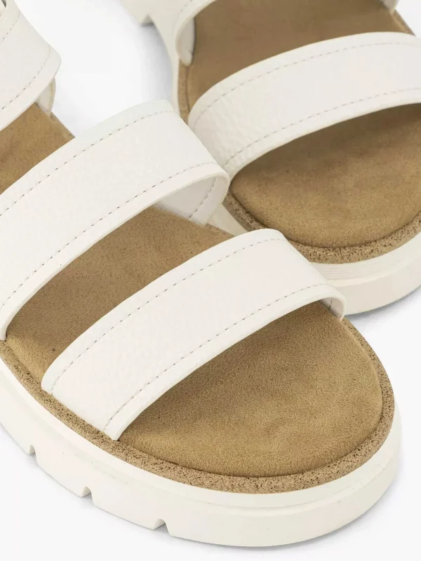 Dames Oxmox Witte Platform Sandaal