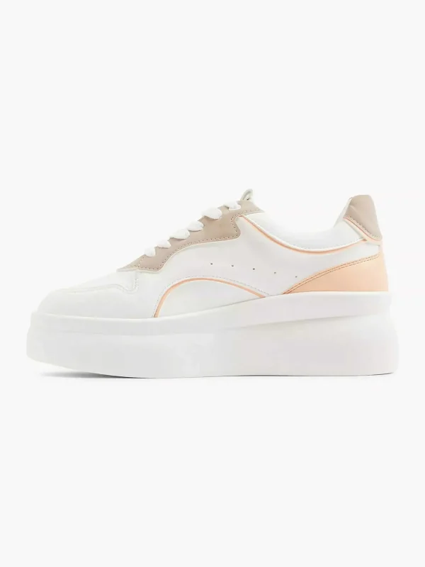 Dames Graceland Witte Platform Sneaker