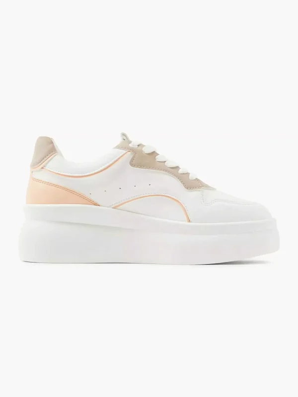 Dames Graceland Witte Platform Sneaker