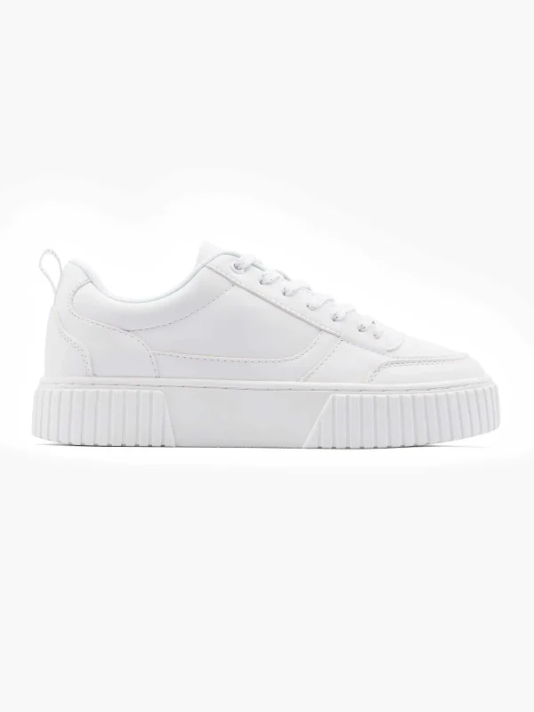 Dames Graceland Witte Platform Sneaker