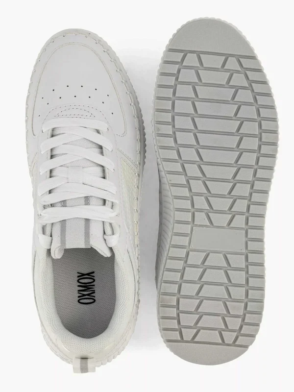 Dames Oxmox Witte Platform Sneaker