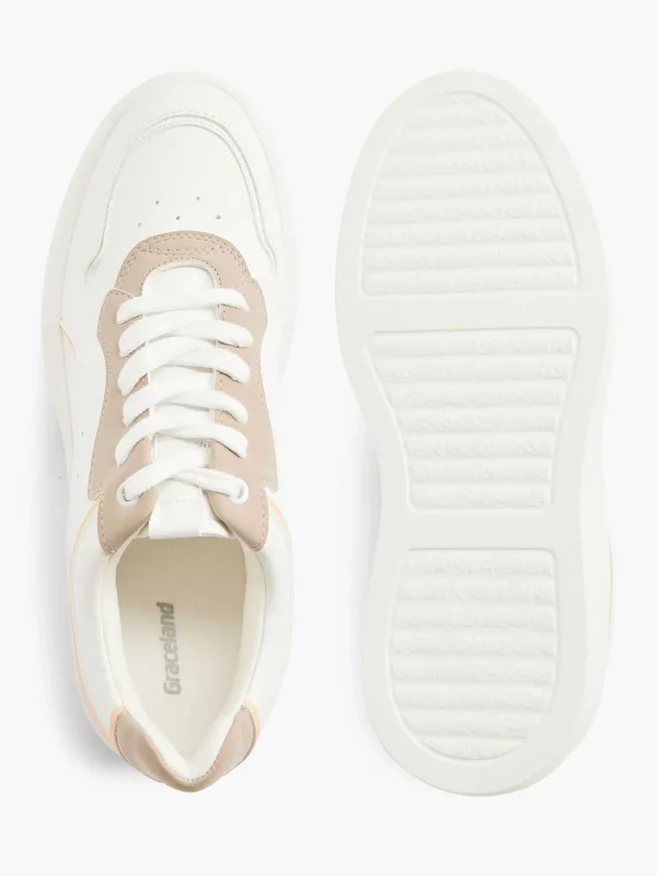 Dames Graceland Witte Platform Sneaker