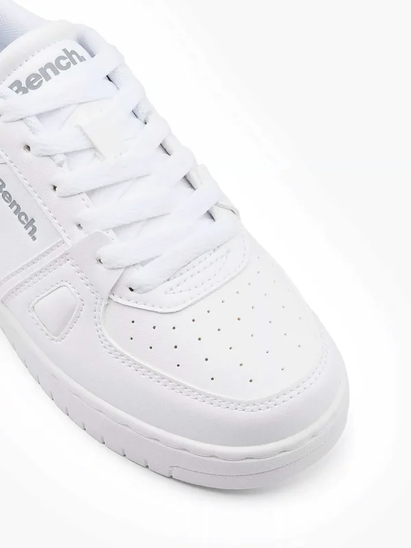 Dames Bench Witte Platform Sneaker