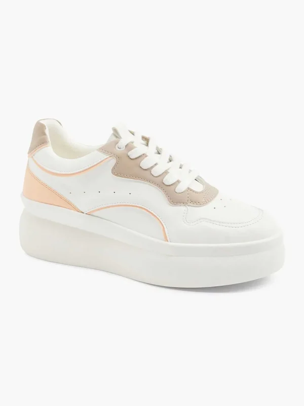 Dames Graceland Witte Platform Sneaker