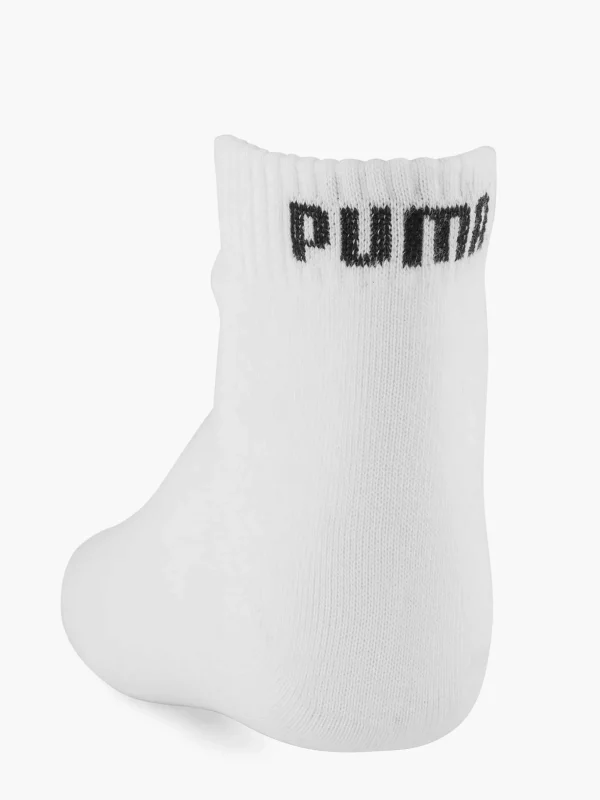 Heren Puma Witte Quarter Plain 3 Pak 43-46