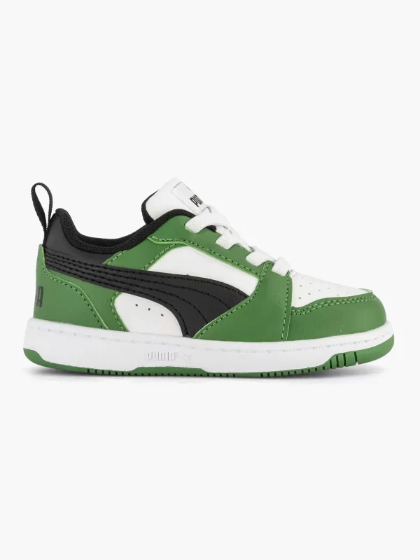 Kinderen Puma Witte Rebound V6 Lo Ac Inf