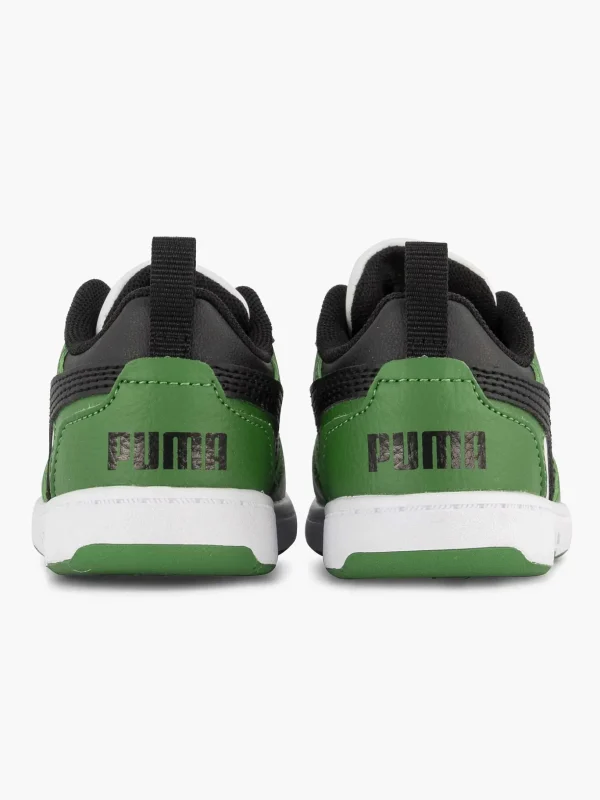 Kinderen Puma Witte Rebound V6 Lo Ac Inf