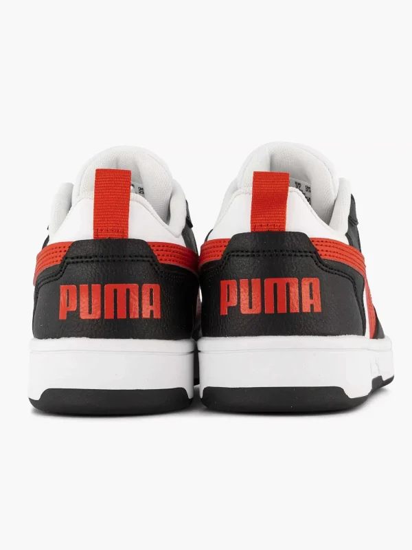 Kinderen Puma Witte Rebound V6 Lo Jr