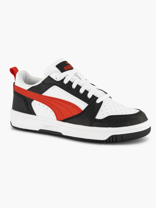 Kinderen Puma Witte Rebound V6 Lo Jr