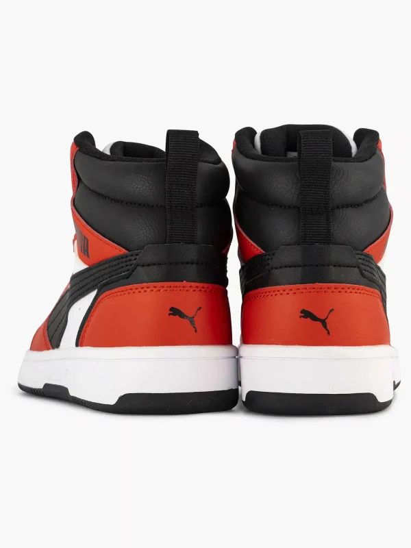 Kinderen Puma Witte Rebound V6 Mid Jr