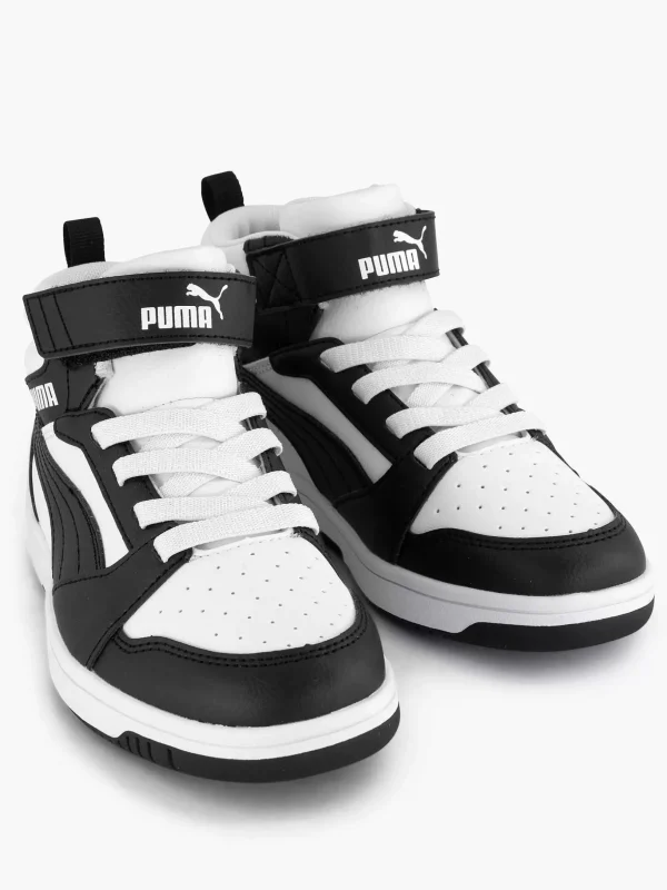 Kinderen Puma Witte Rebound V6 Mid Ac+ Ps