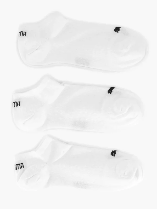 Heren Puma Witte Sneaker Plain 3 Pak 43-46