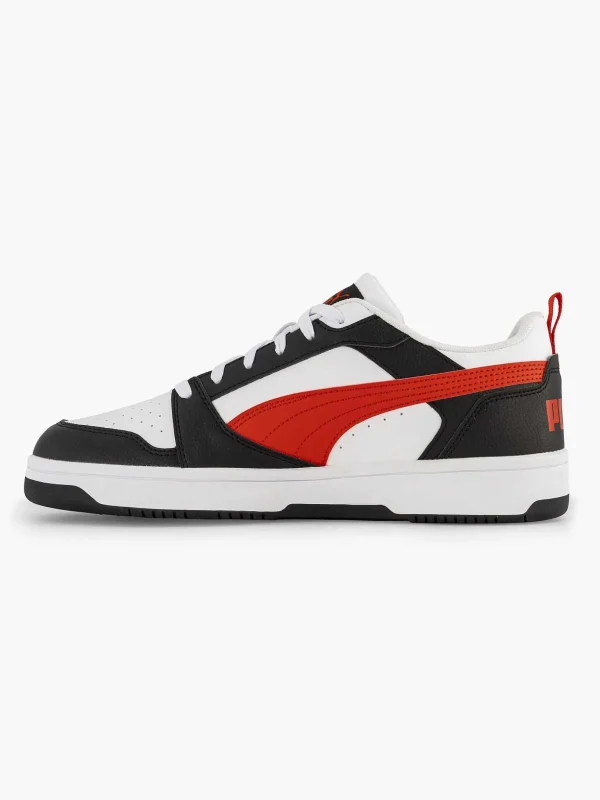 Heren Puma Witte Rebound V6 Low