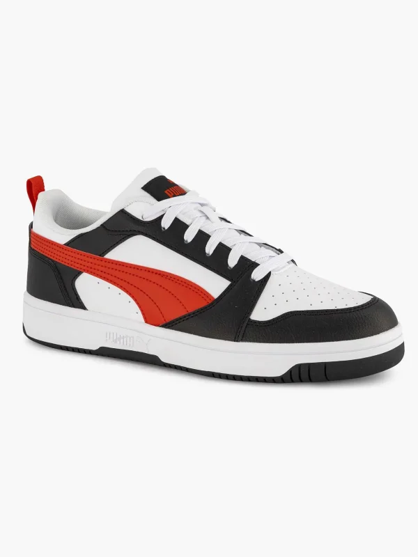 Heren Puma Witte Rebound V6 Low