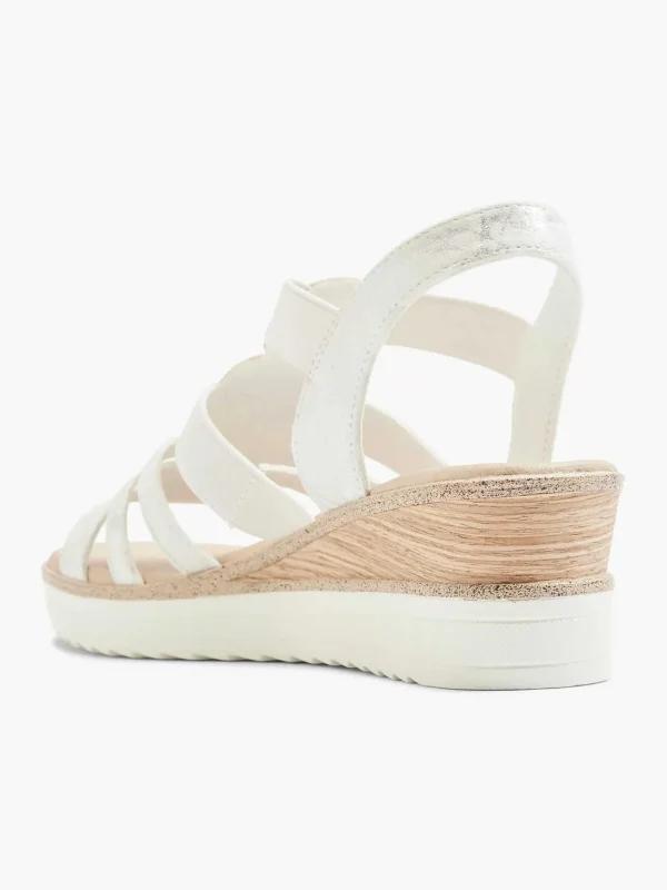 Dames Easy Street Witte Sandaal Sheehak