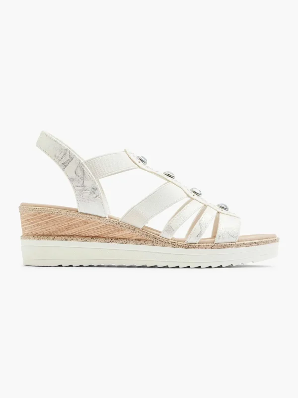 Dames Easy Street Witte Sandaal Sheehak