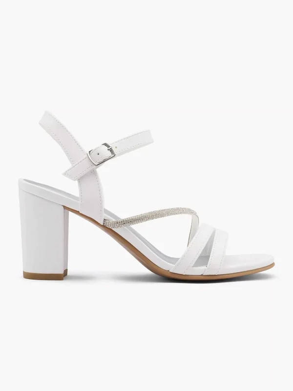 Dames Graceland Witte Sandalette