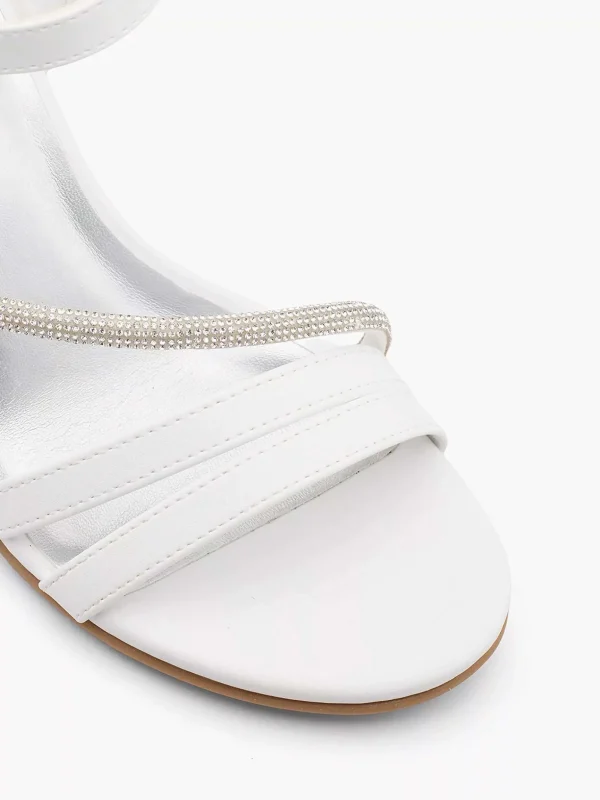 Dames Graceland Witte Sandalette