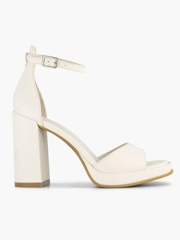 Dames Graceland Witte Sandalette