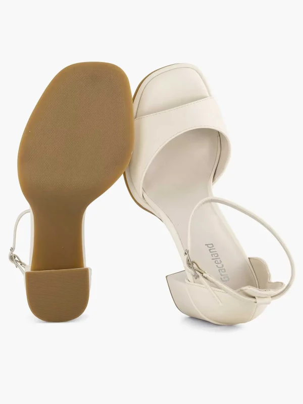 Dames Graceland Witte Sandalette