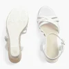 Dames Graceland Witte Sandalette Sleehak