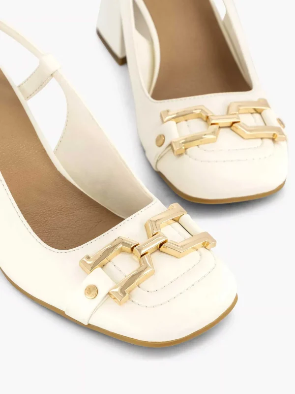 Dames Graceland Witte Slingback
