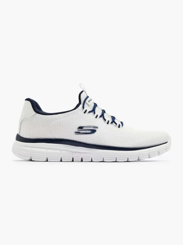 Heren Skechers Witte Sneaker