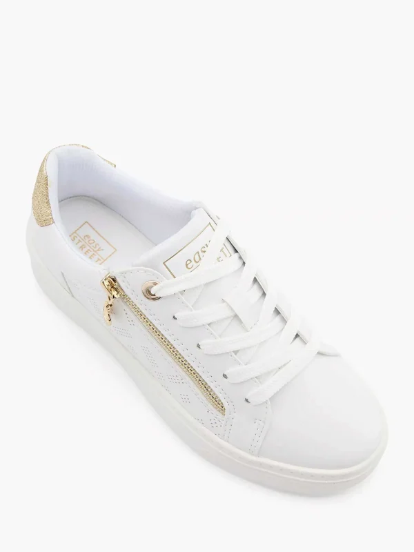 Dames Easy Street Witte Sneaker