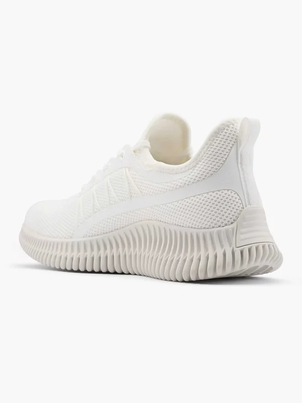 Dames Skechers Witte Sneaker