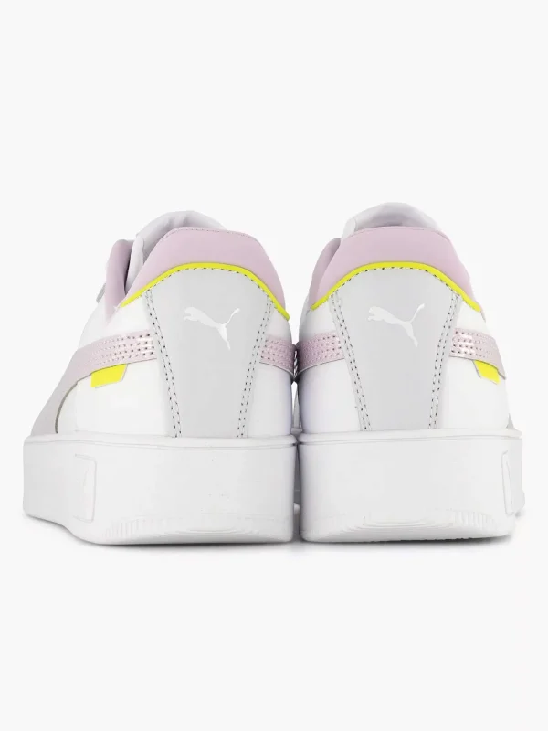 Dames Puma Witte Sneaker Carina Street Shine