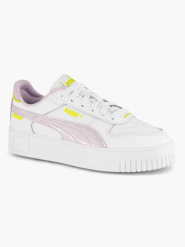 Dames Puma Witte Sneaker Carina Street Shine