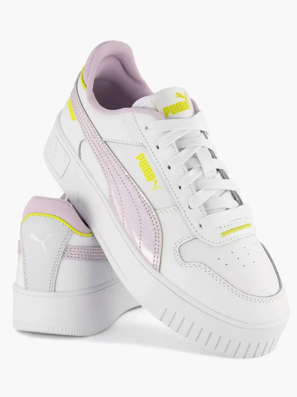 Dames Puma Witte Sneaker Carina Street Shine