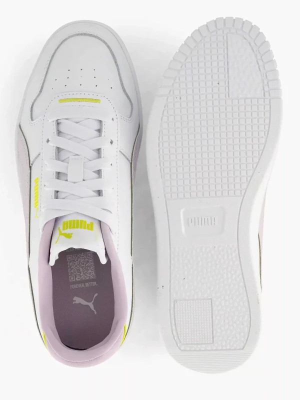 Dames Puma Witte Sneaker Carina Street Shine