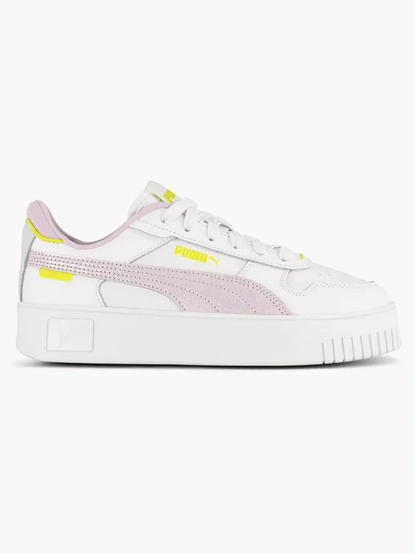 Dames Puma Witte Sneaker Carina Street Shine