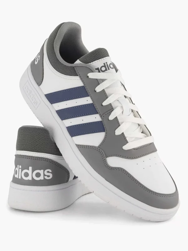 Heren adidas Witte Sneaker Hoops 3.0