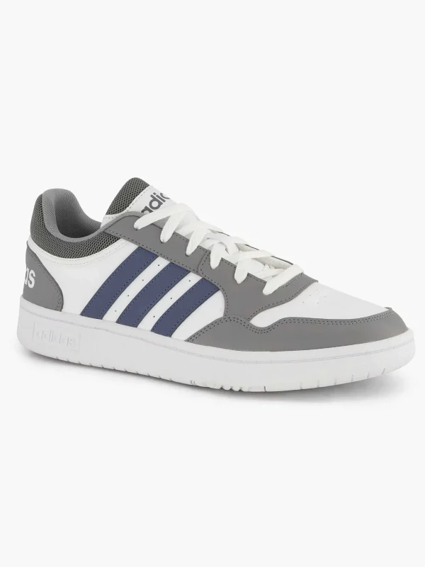 Heren adidas Witte Sneaker Hoops 3.0