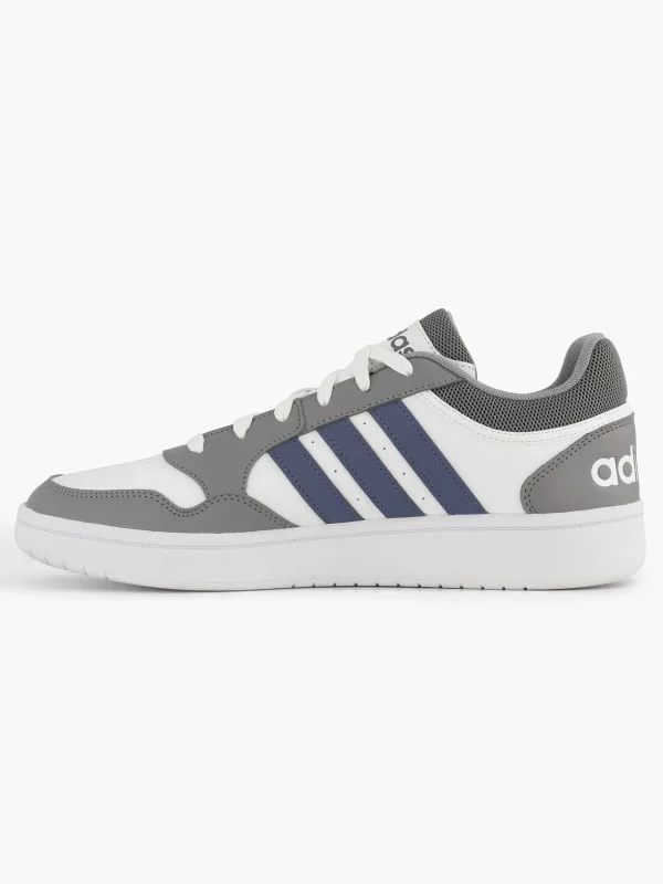 Heren adidas Witte Sneaker Hoops 3.0