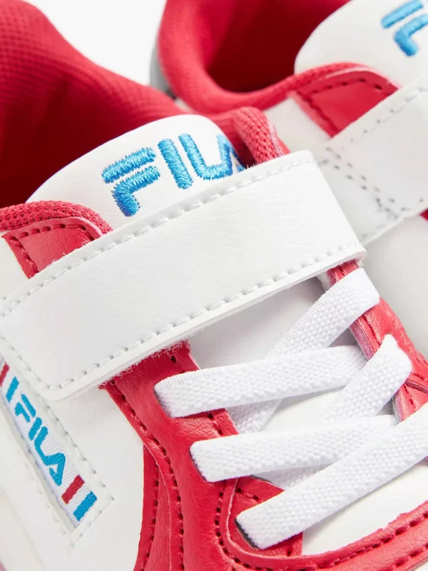 Kinderen FILA Witte Sneaker Klittenband