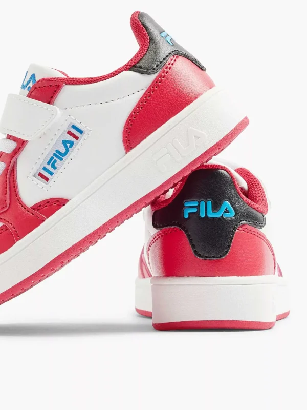 Kinderen FILA Witte Sneaker Klittenband