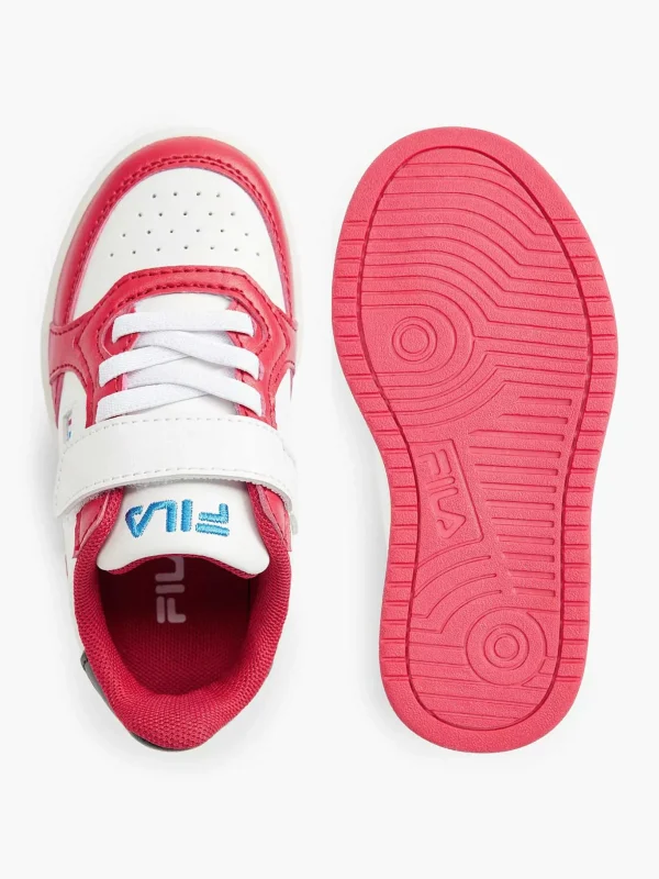 Kinderen FILA Witte Sneaker Klittenband