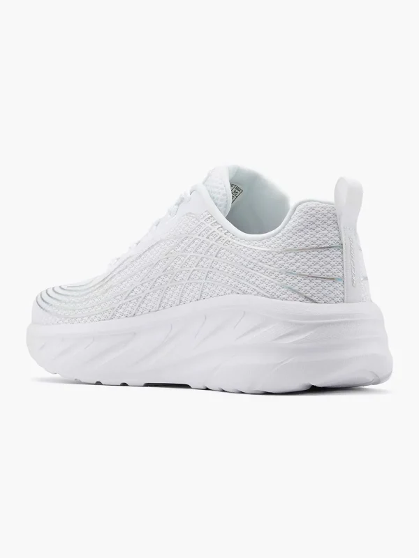 Dames Skechers Witte Sneaker Memory Foam