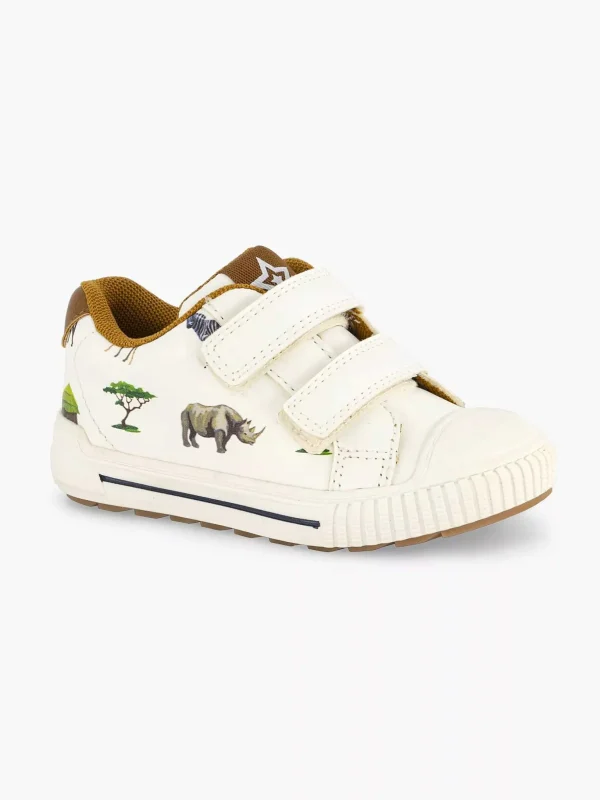 Kinderen Vty Witte Sneaker Neushoorn