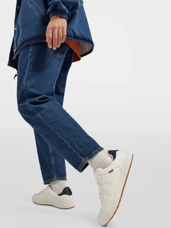 Heren Levis Witte Sneaker Piper