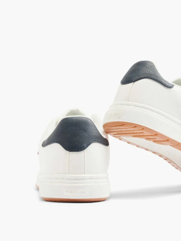 Heren Levis Witte Sneaker Piper