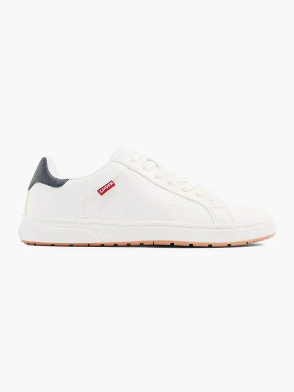 Heren Levis Witte Sneaker Piper