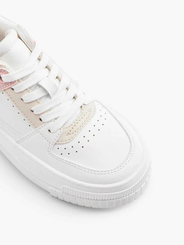 Dames Graceland Witte Sneaker Platform